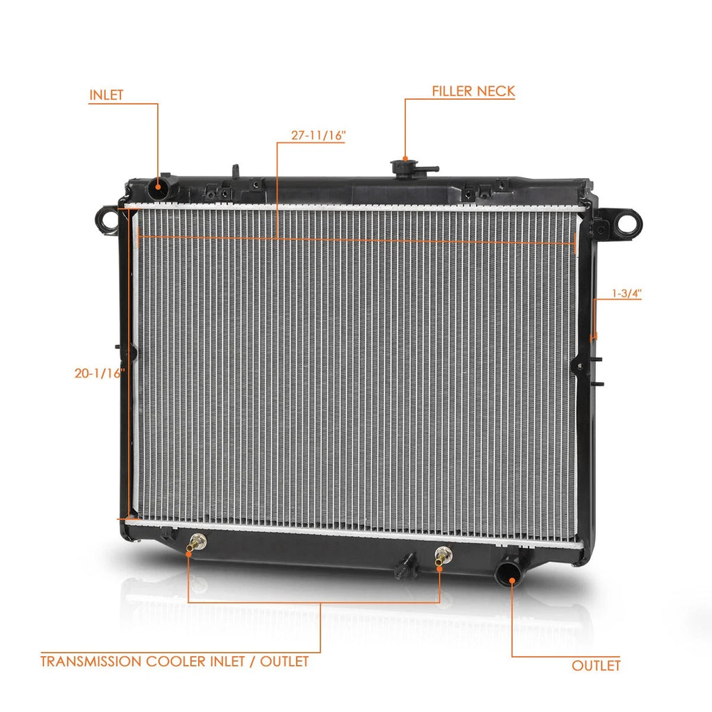 Aluminum Cooling Radiator for Toyota Land Cruiser/LX470 (1998–2007) DPI-2282