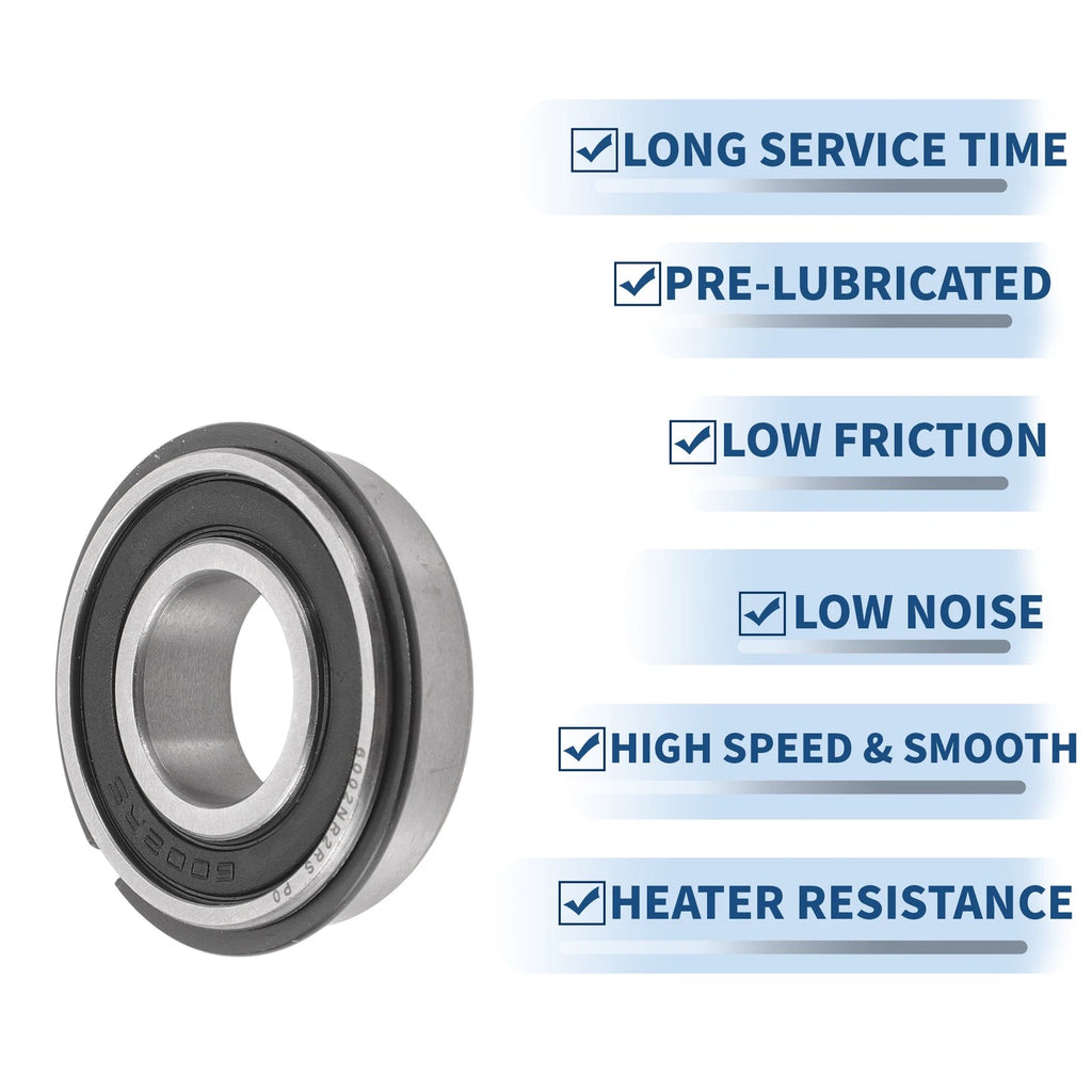 6002NR2RS Deep Groove Ball Bearing for Scooter Skateboard Wheel (15x32x9mm)