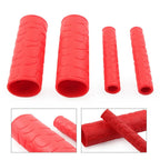 Soft Hand Grips for Dirt Bike Motorcycle Handle Bar Red