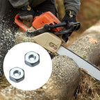 5 pcs Steel Nuts for M8 Chainsaw Guide Bar (19mm Hex Width)