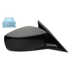 Replacement Passenger Side Power Door Mirror w/Heated Glass w/Memory