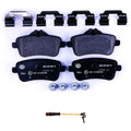 Hella Rear Low-Met Disc Brake Pad w/Sensor for Mercedes X166 GLS63 AMG (2017–2020)