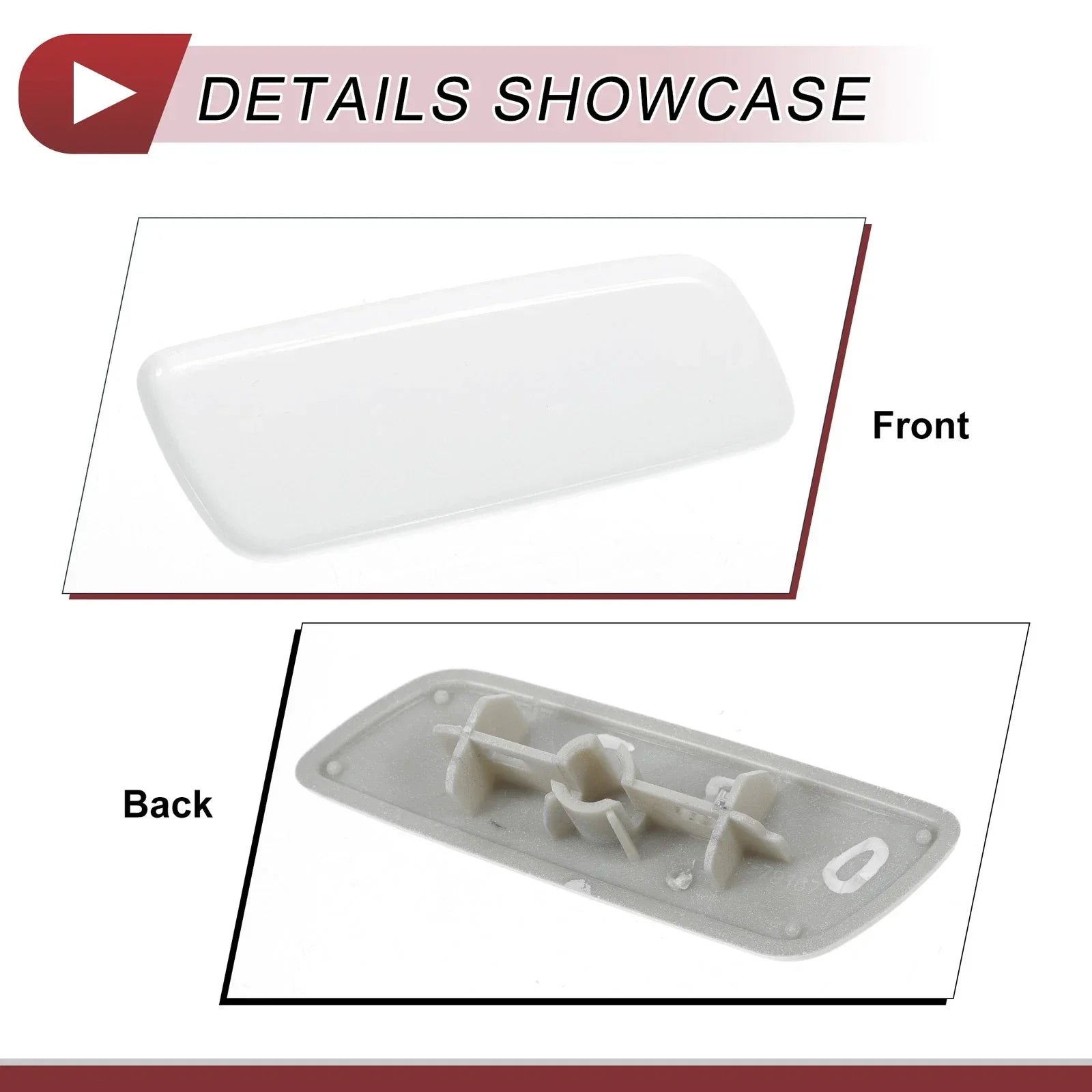 Front Right Washer Nozzle Cover for Lexus RX350 (2010-2013) - White 1 x Cap