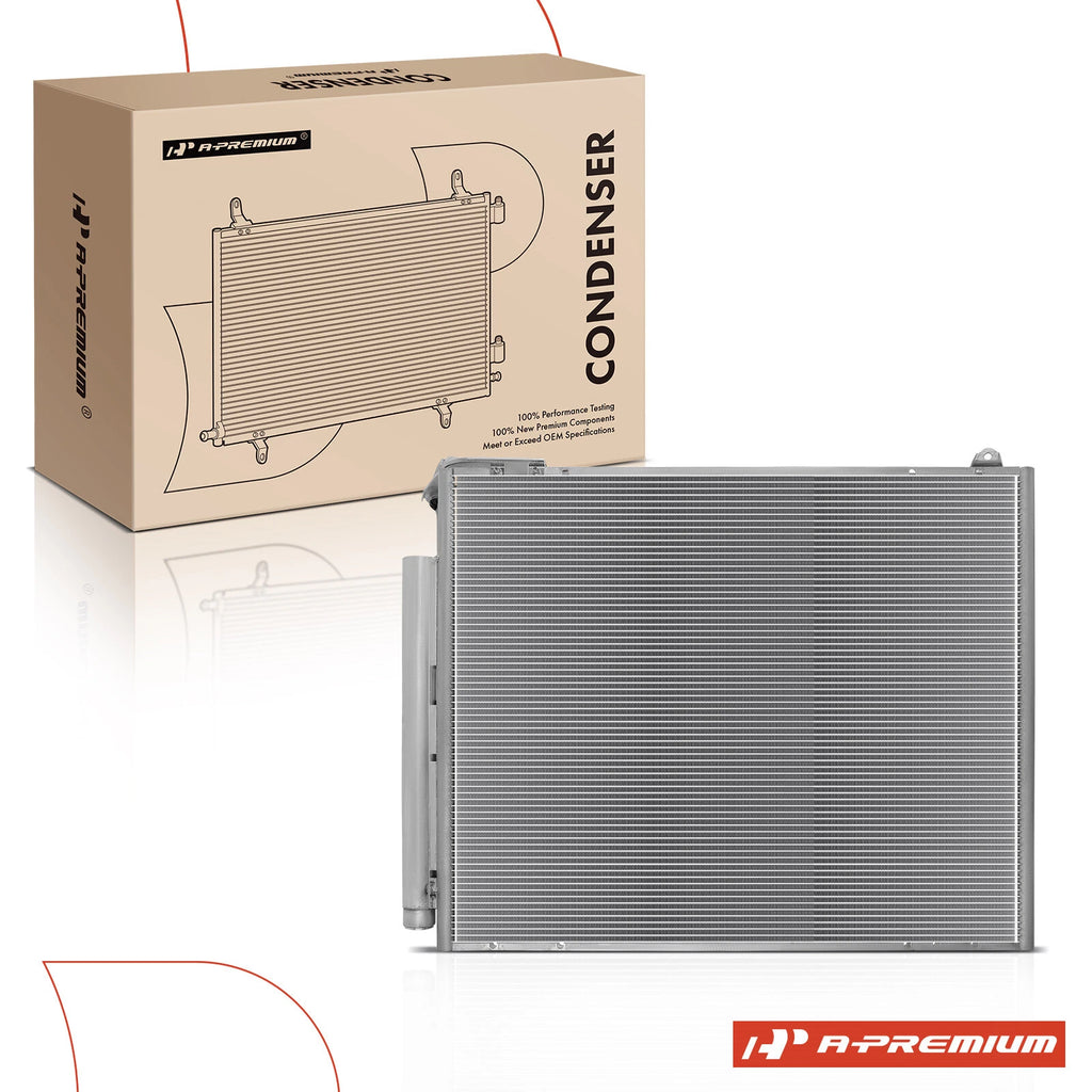 A/C Condenser w/Receiver Drier & Bracket for Toyota 4Runner (2010-2020)