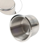 Stainless Steel Drop-in Cup Holder for Poker Table Yacht Boat RV Car Truck