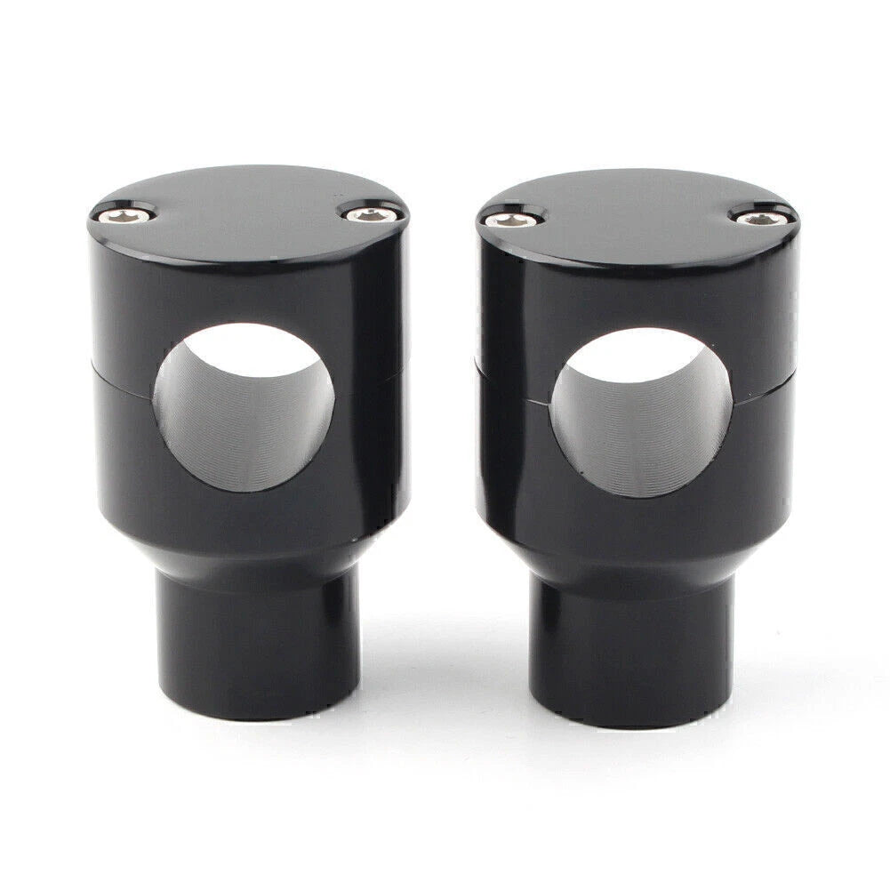 1'' Handlebar Mount Risers Clamp for Harley Honda