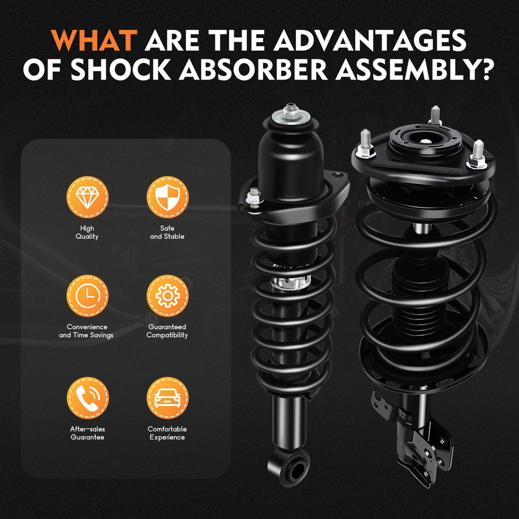 Set of 4 Struts Shocks Springs for Toyota Corolla (2014–2019)