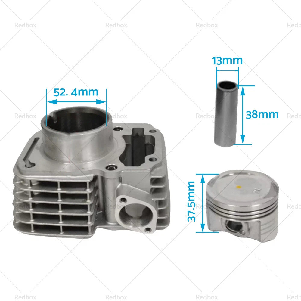 Cylinder Piston Kit for Honda CB125E XR125L (125cc, 52.4mm)
