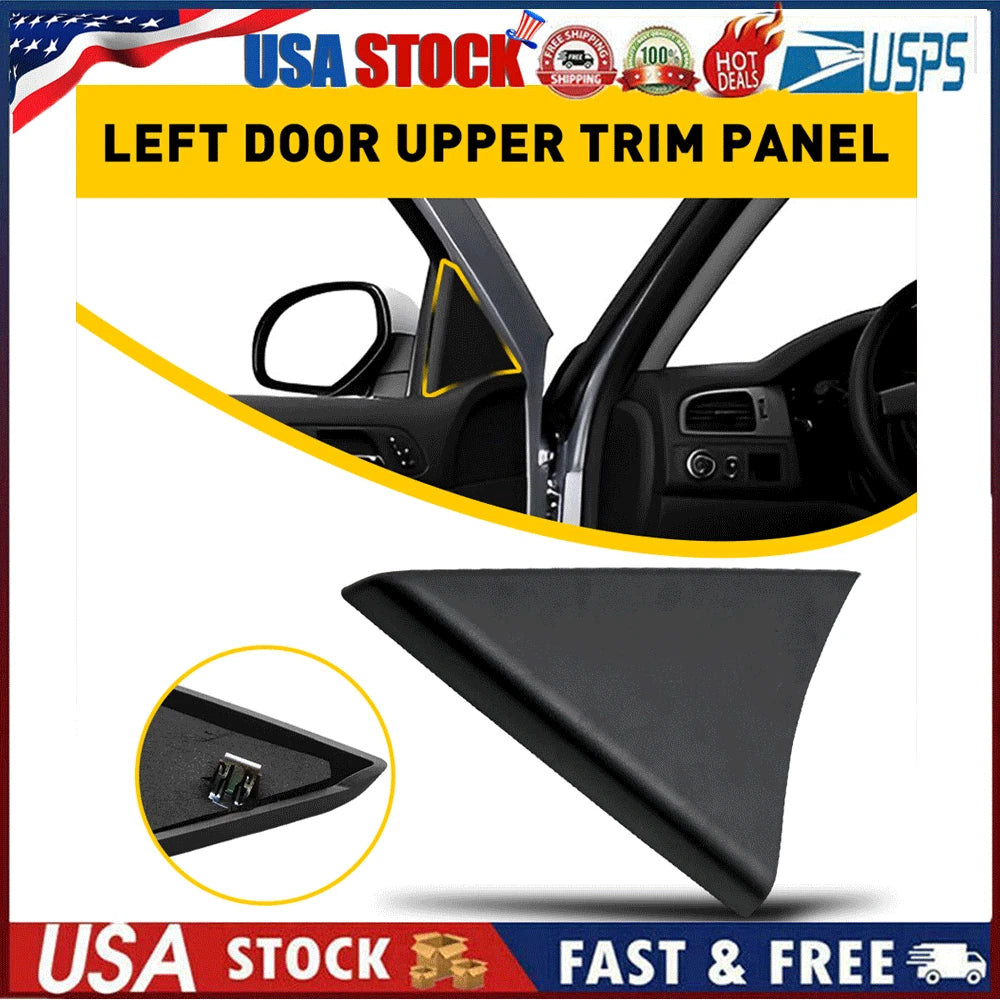 Front Door Upper Trim Panel Left for Chevrolet Silverado GMC Sierra (2014–2019)