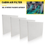 Set of 4 Cabin Air Filters for Kenworth T680 T700 T880 (2013–2023)