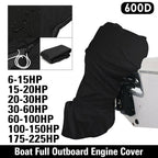 Outboard Motor Engine Cover for Boat (600D Oxford, Waterproof)
