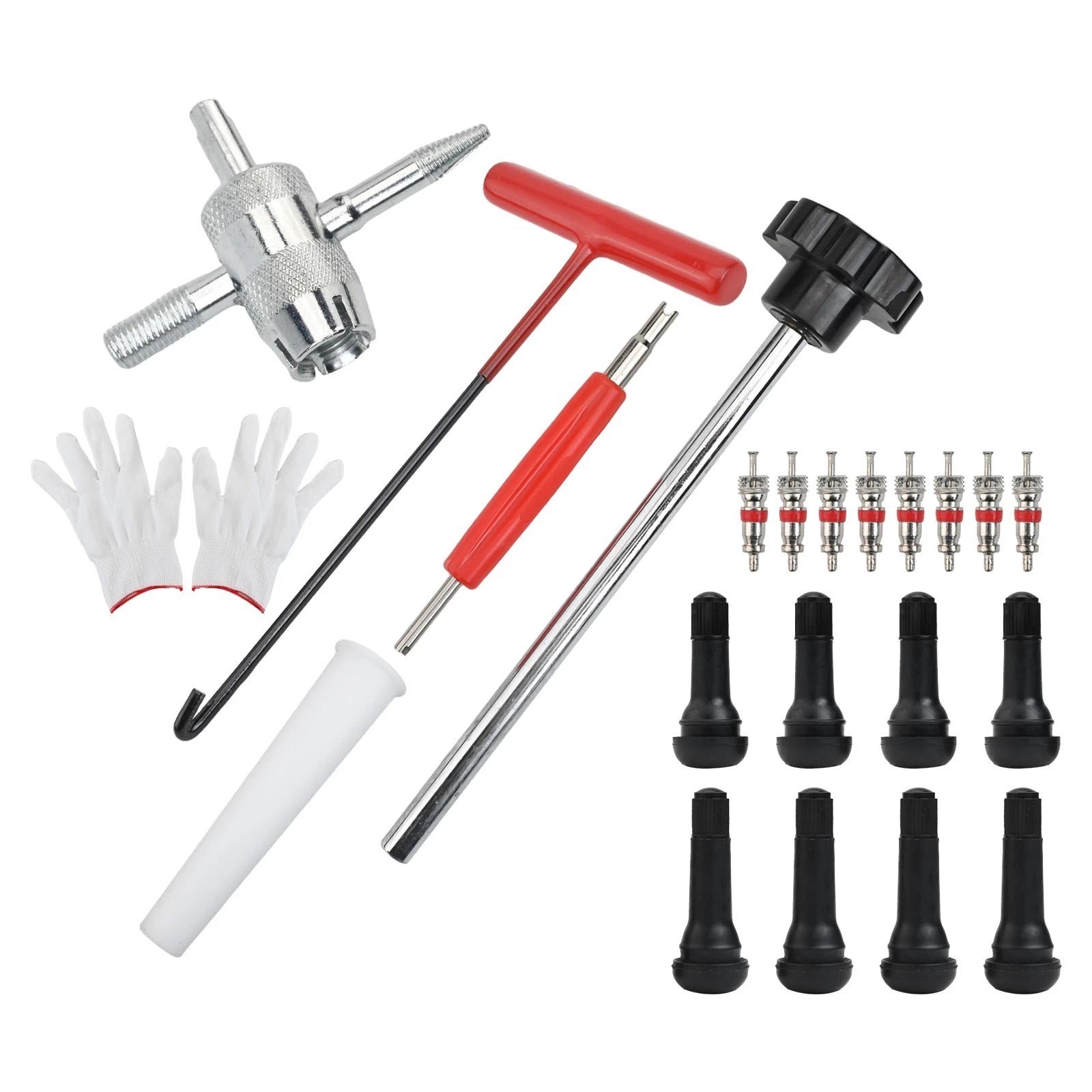 Tire Maintenance Tool Kit for Universal Use (Lightweight, Portable)