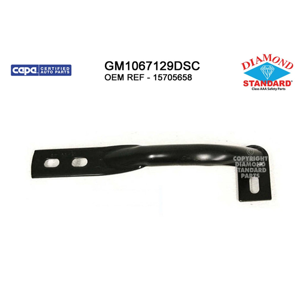 Replacement Steel Front Passenger Side Outer Bumper Face Bar Brace for Ford