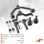 Set of 8 Front Control Arm Sway Bar Tie Rods for Ford Explorer (1998–2001)