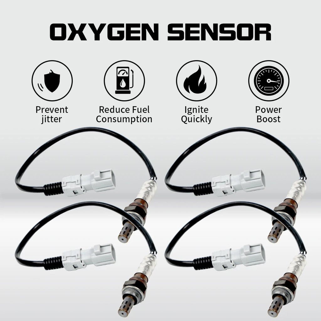 Set of 4 Oxygen O2 Sensors for Toyota Sienna (2004–2006) OEM 234-4168