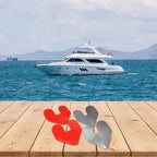 Scratch Protection Stainless Steel Boat Bow Guard Set of 2 Pieces