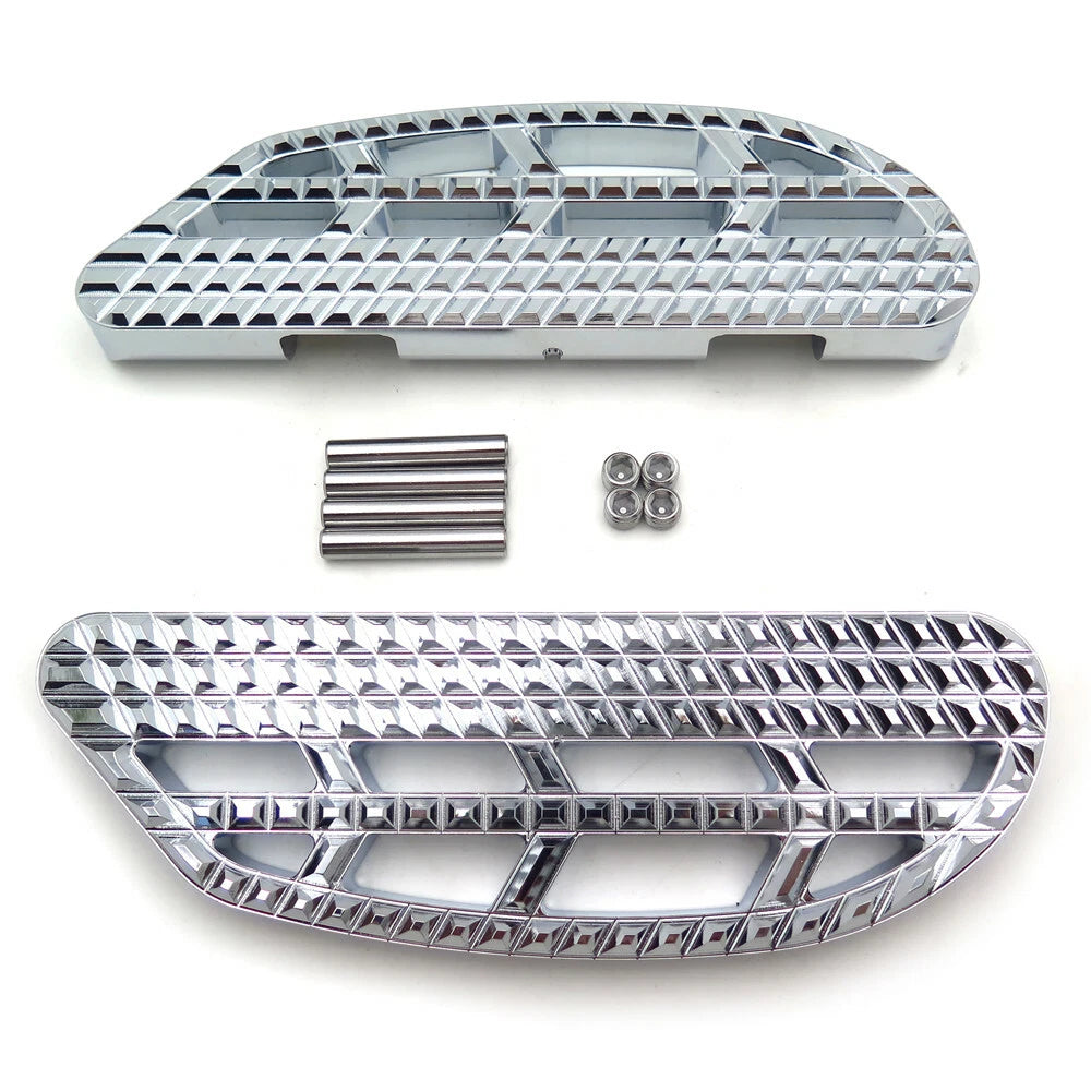 Chrome Dominator Passenger Footboard Knob for Harley Softail/Touring (2000–2017)