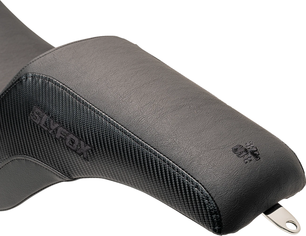 Lowrider Drifter Seat for SLYFOX (Black Logo, Smooth Vinyl, Carbon Fiber)