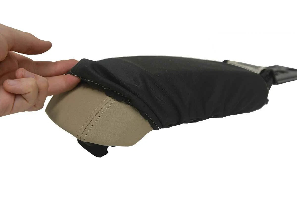 Fleece Console Lid Armrest Cover for Ford Fiesta (2014–2019) Black