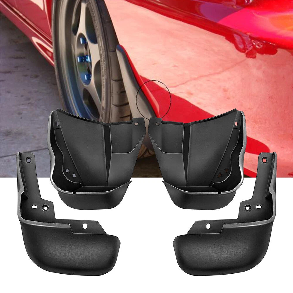 Set of 4 Mud Flaps for Honda Civic (1996–2000)