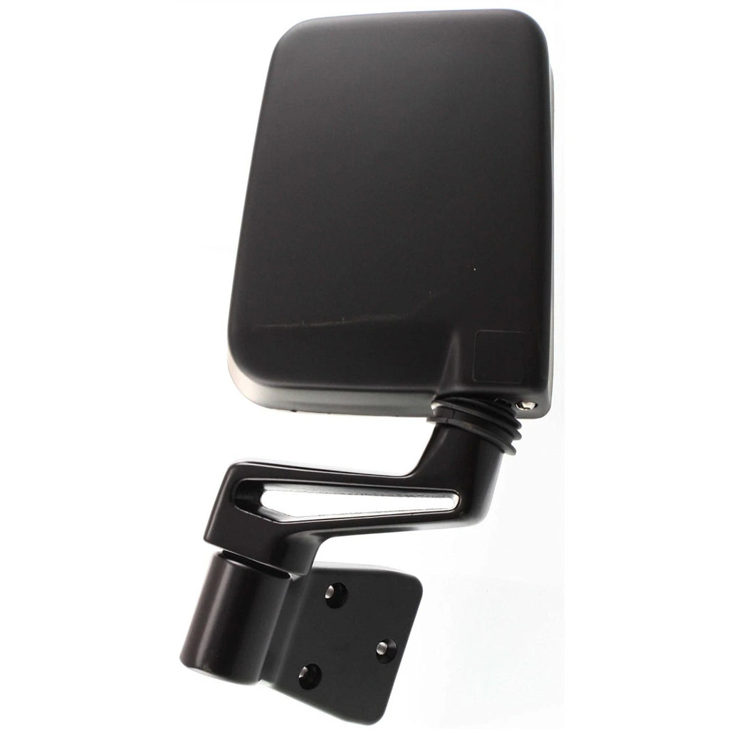 Set of 2 Manual Black Folding Side View Mirrors for Jeep Wrangler (87–02)