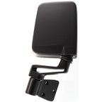 Set of 2 Manual Black Folding Side View Mirrors for Jeep Wrangler (87–02)