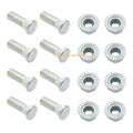 8 Pack Wheel Studs & Nuts for Polaris Scrambler 500 Ranger 500 Sportsman 500 6x6