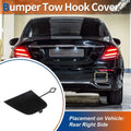 Rear Tow Hook Cover for Mercedes-Benz E-Class W213 (2017-2023) Unpainted