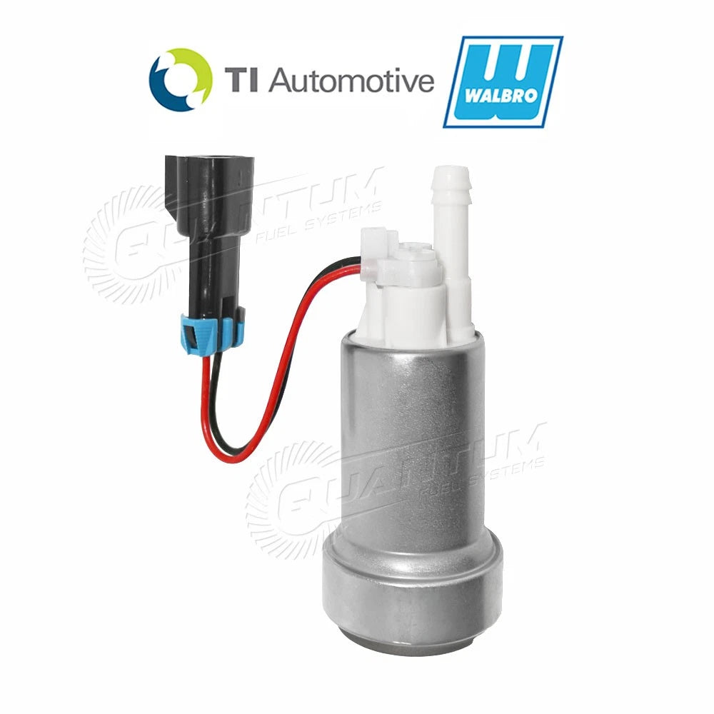 Walbro F90000274 Fuel Pump + QFS Install Kit for E85 (450LPH)