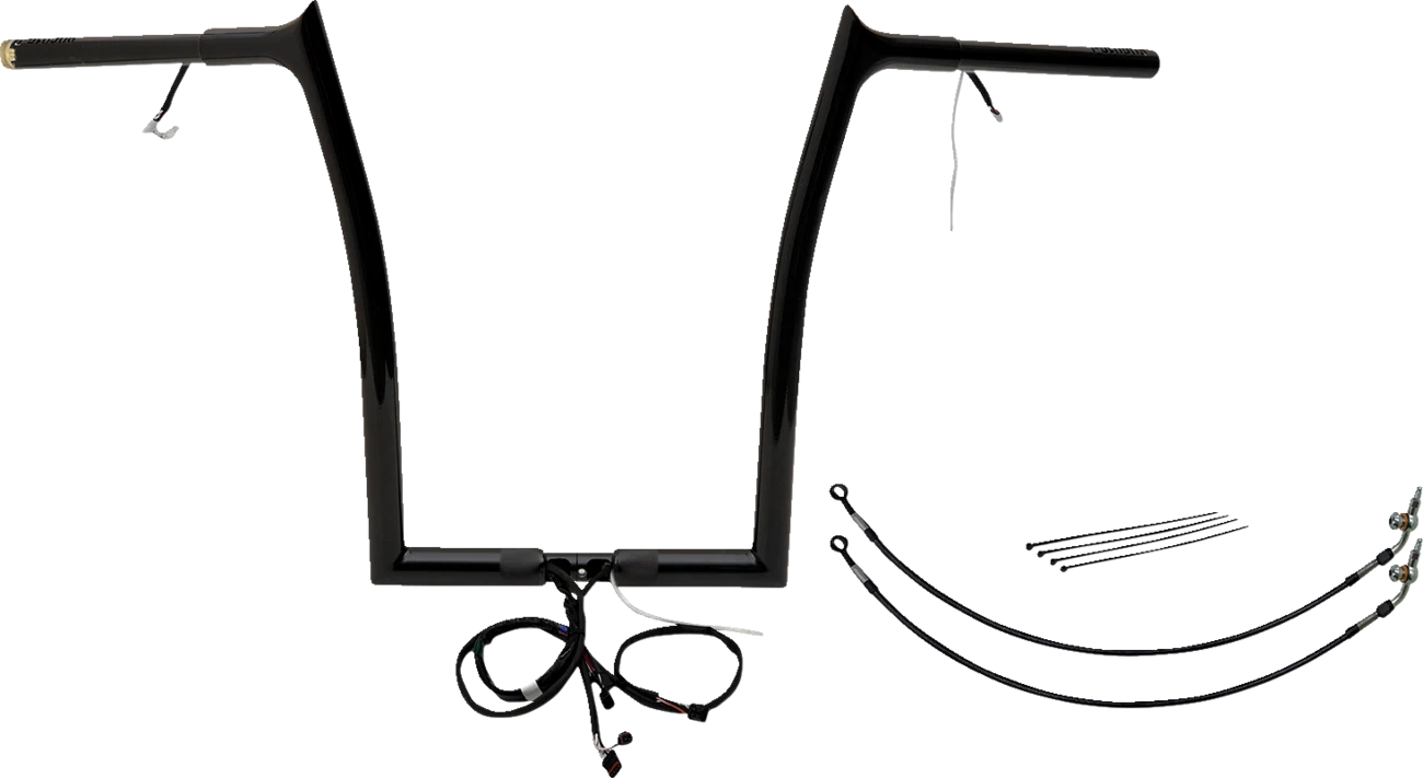 1-1/4" Pointed Top Handlebar Kit for Harley Davidson (16")