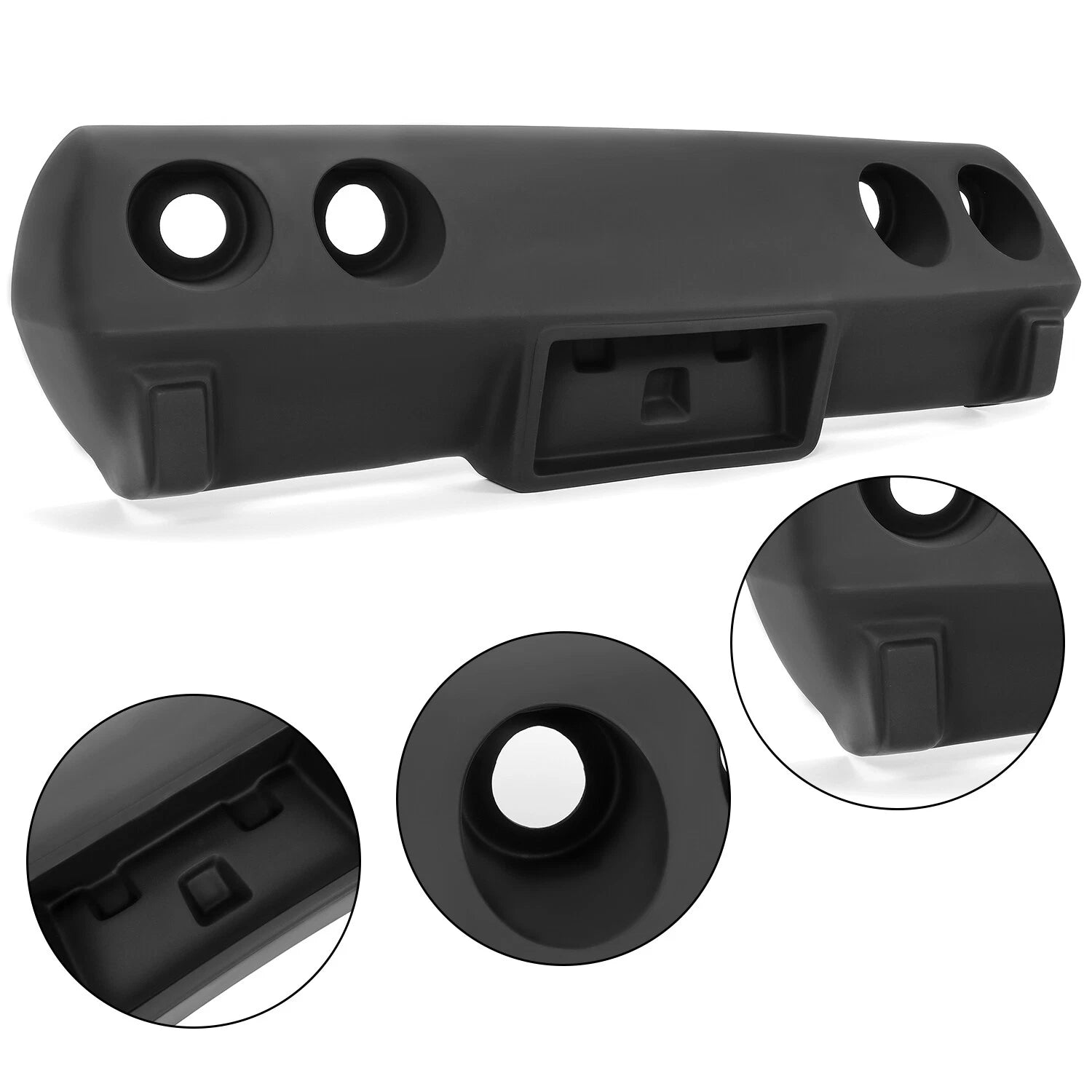 Black Rear Bumper Fiberglass for Chevrolet Corvette C3 (1976–1979)