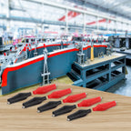 Pack of 10 Multi Purpose Crocodile Clips for Circuits and Automobiles