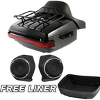 Trunk Rack Light Speakers Pad for Harley CVO Touring Road Glide (2014–2025)
