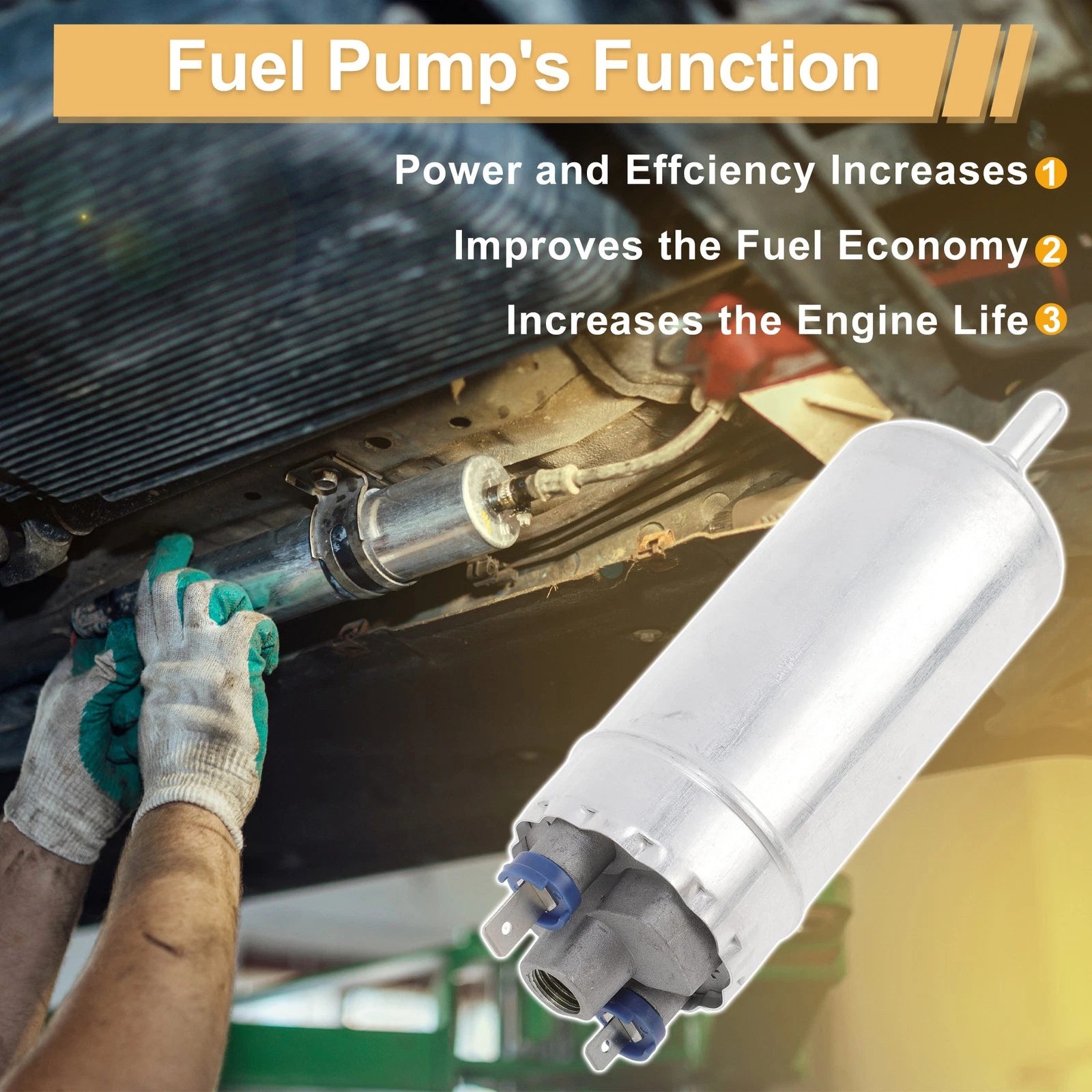 Fuel Pump for Ford F250/F350 (1998–2003) Replaces 580464074