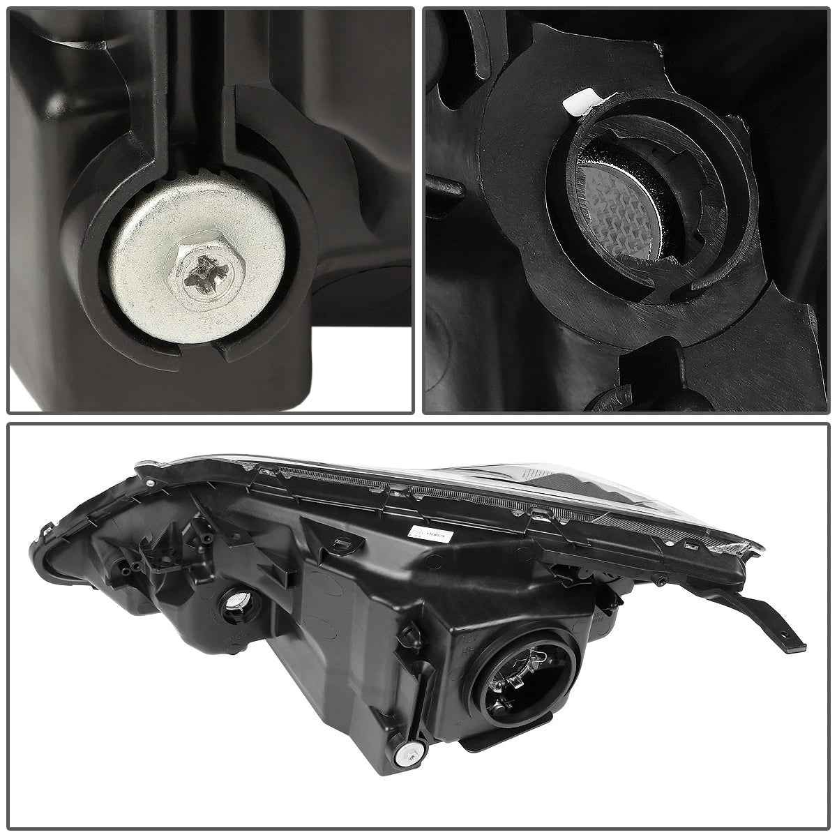 OE Style Smoked Clear Signal Headlights for Honda CR-V (2007–2011)