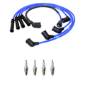 NGK 7mm Wire Set 4 Spark Plug Kit for Mazda B2200 (1987–1993)