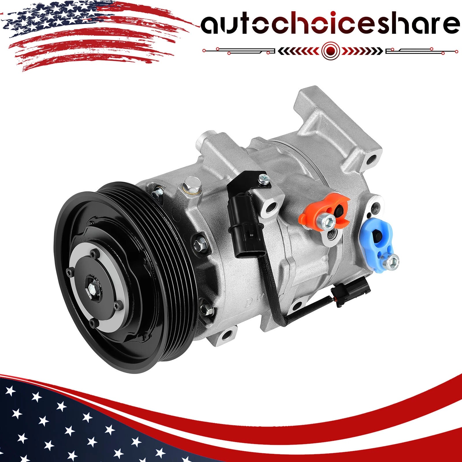 A/C Compressor with Clutch for Hyundai Tucson (2016–2017)
