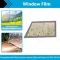 Rainbow Reflective Window Film Static Clings for Universal Fit