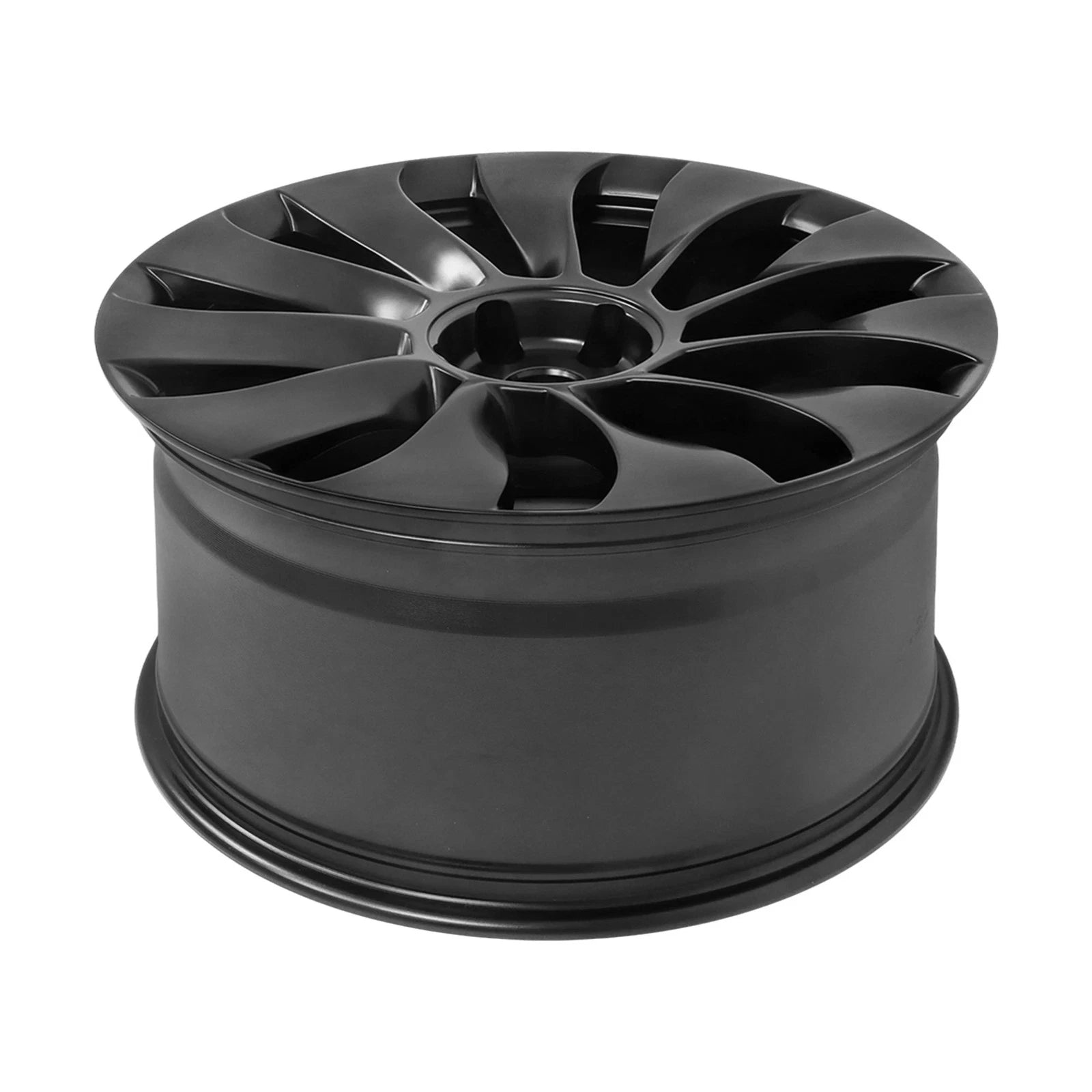 21" x 10.5" Matte Black Replacement Wheel Rim for Tesla Model Y (2020–2024)