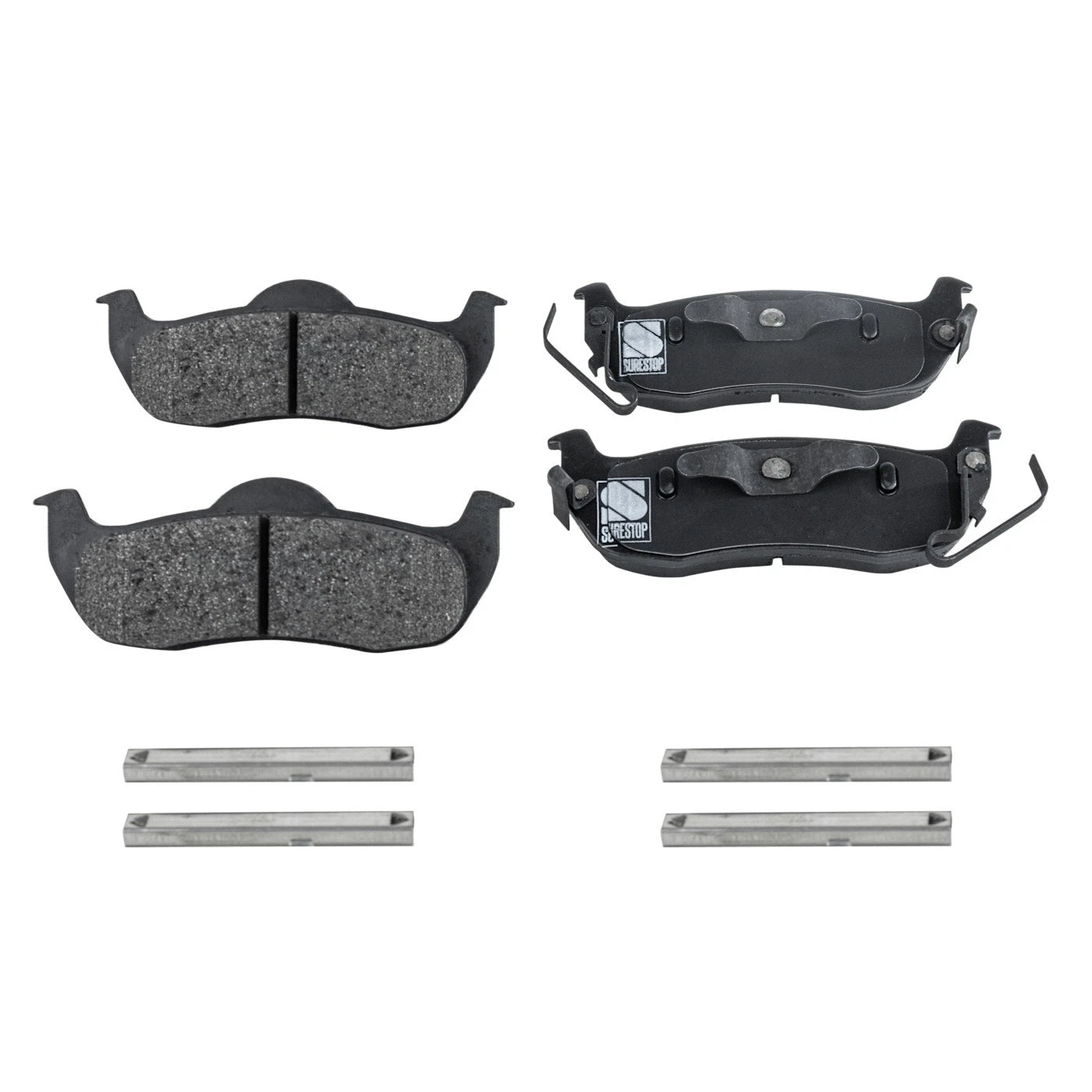 Set of 4 Semi-Metallic Brake Pads for Nissan Armada (2011–2019)
