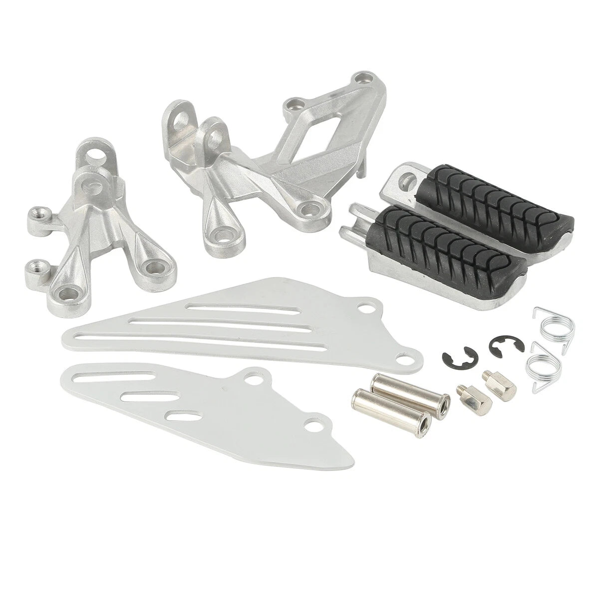 Front Driver Footpegs Bracket Set for Kawasaki Ninja ZX14R ZZR1400 (2006–2023)