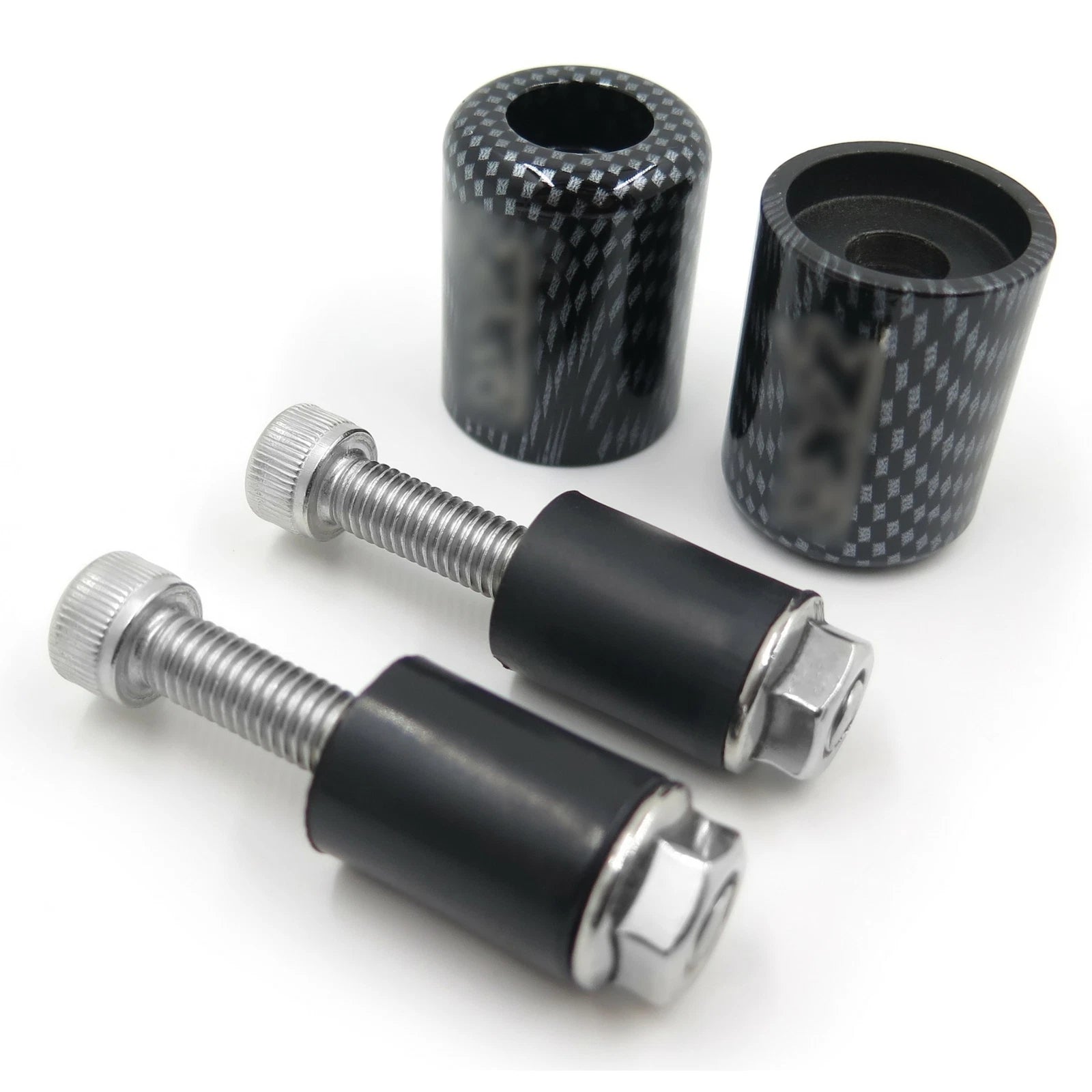 Rubber ZXR Bar Ends for Kawasaki Ninja ZX6RR (2003–2012)