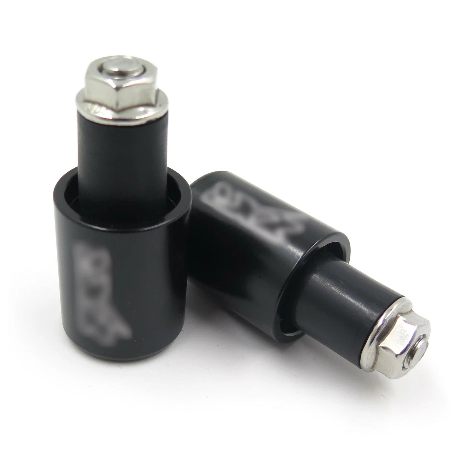 Black Bar Ends Set of 2 Rubber for Kawasaki Ninja ZX6R (1995–2012) ZX10R (2006–2007) ZX12 (2000–2005)