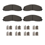 Front Brake Pads Kit for Ford F-250 F-350 F-450 Super Duty (2013–2024)