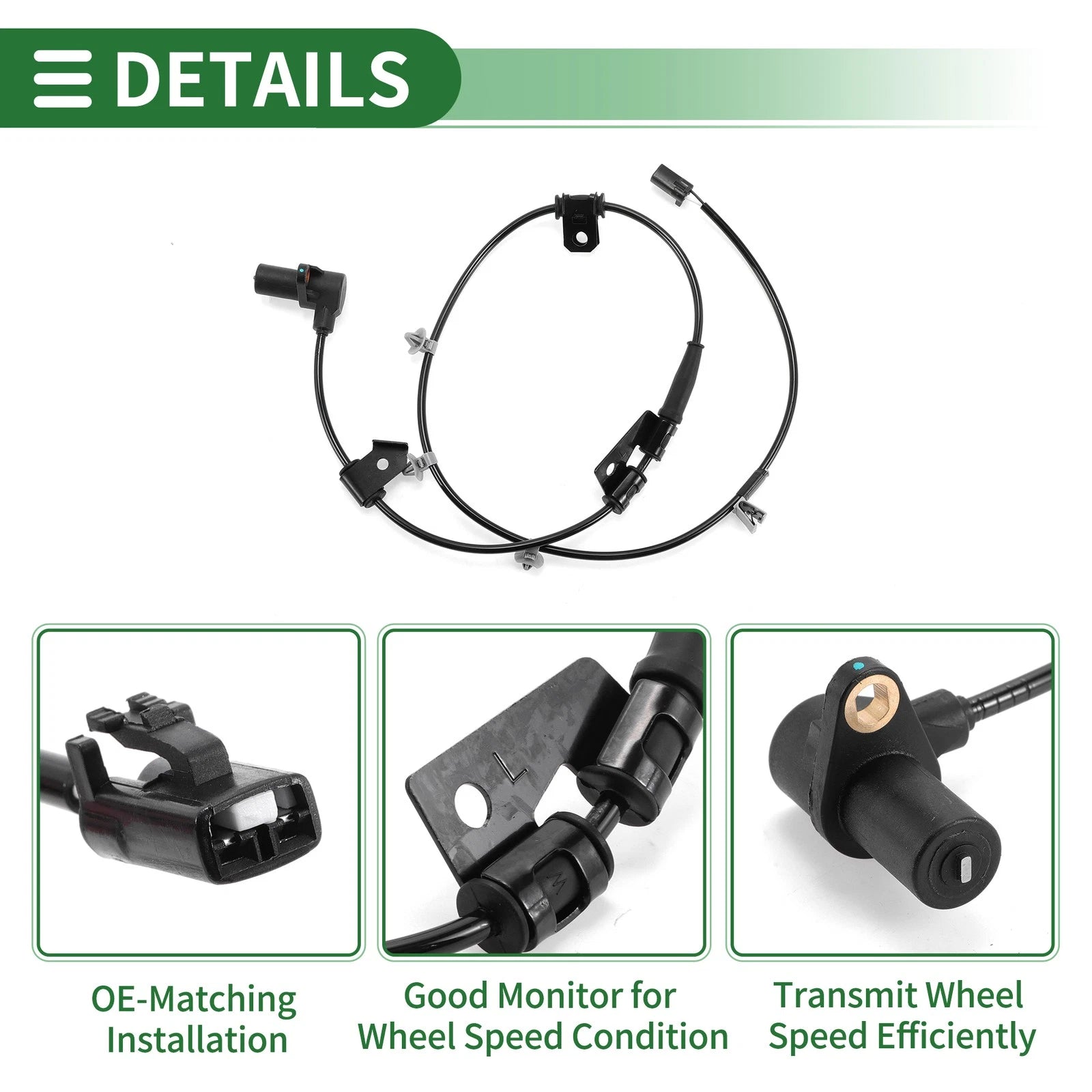 ABS Wheel Speed Sensor No. 956702C000 for Hyundai Tiburon (2003–2004)