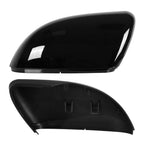 1 Pair Glossy Black Rear View Mirror Cover Caps for Volkswagen Golf 6 (2009–2012)