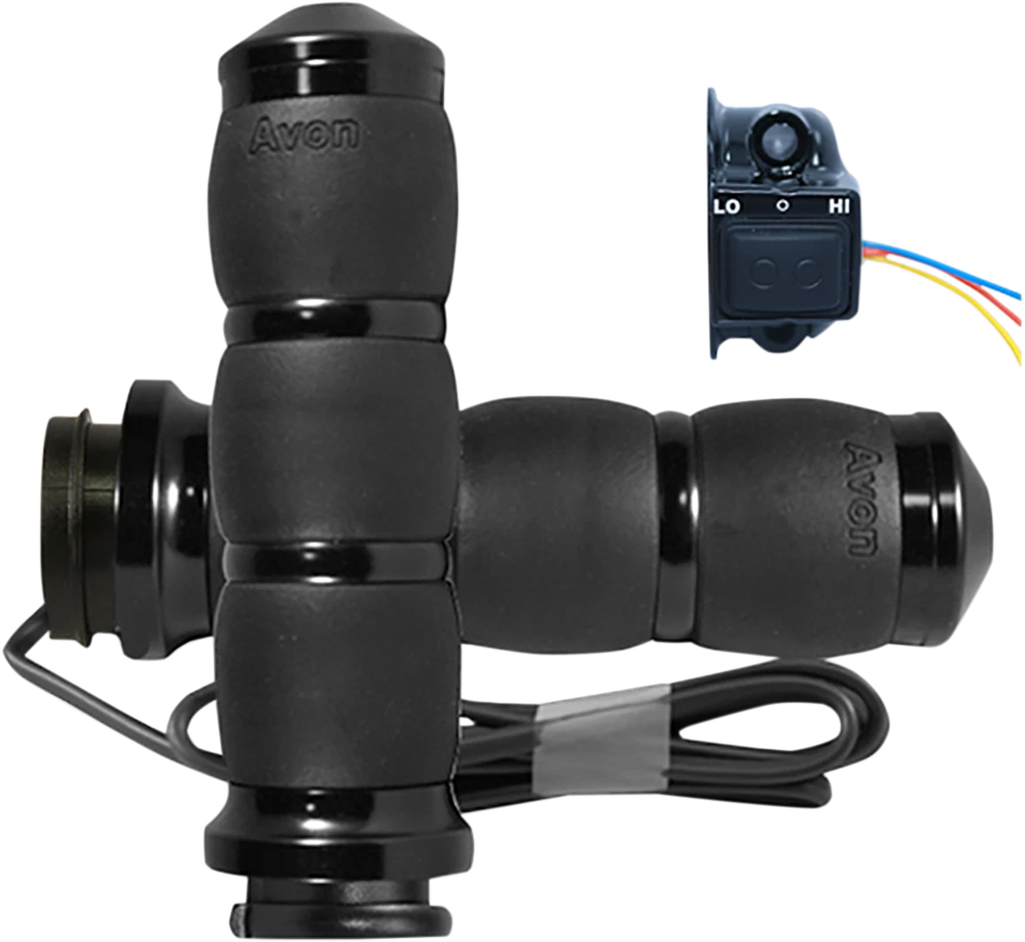 Heated Grips for AVON Velvet Air TBW Black (AIR-96-FLY-HT)