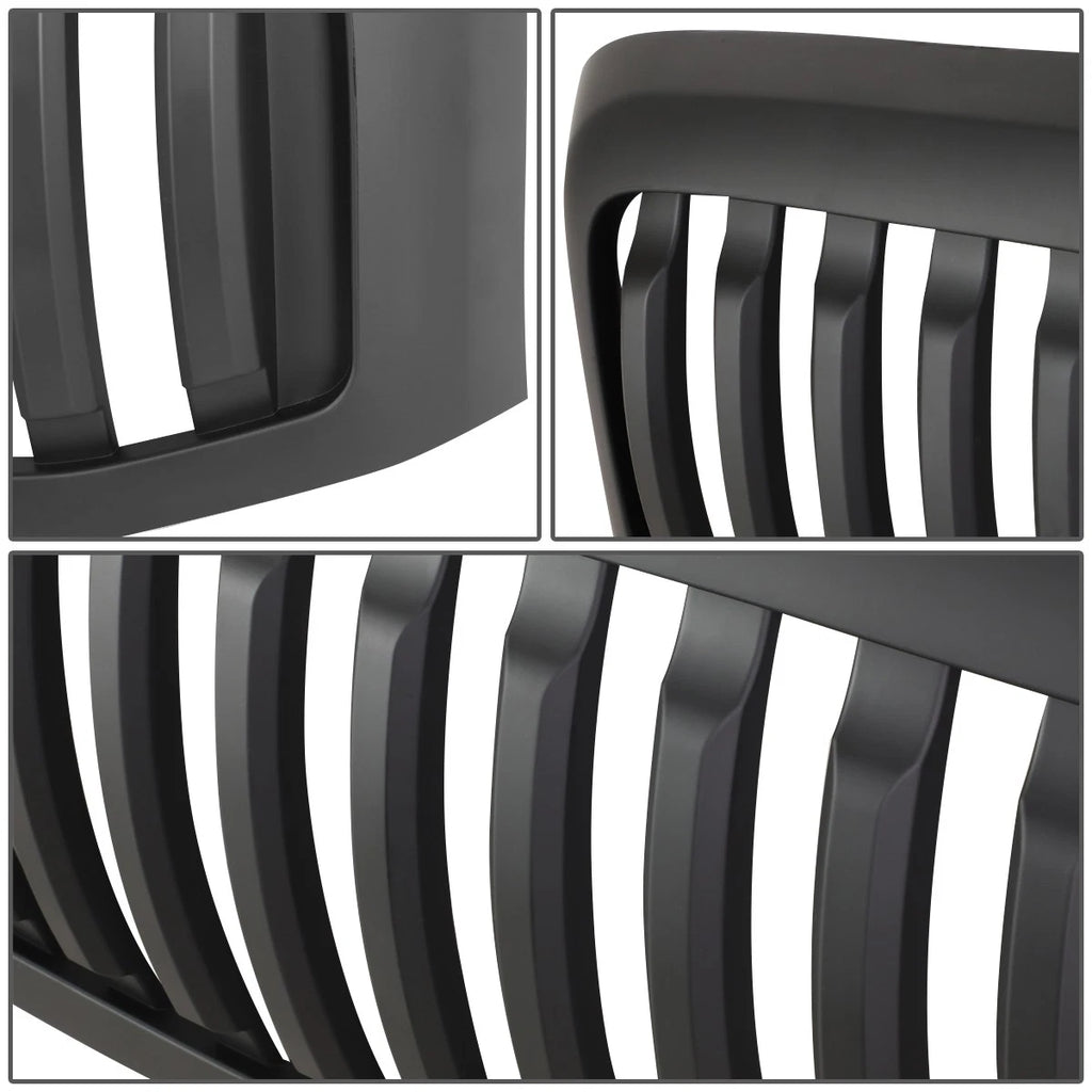 Matte Vertical Front Hood Bumper Grille for Ram 1500 2500 3500 (2006–2009)