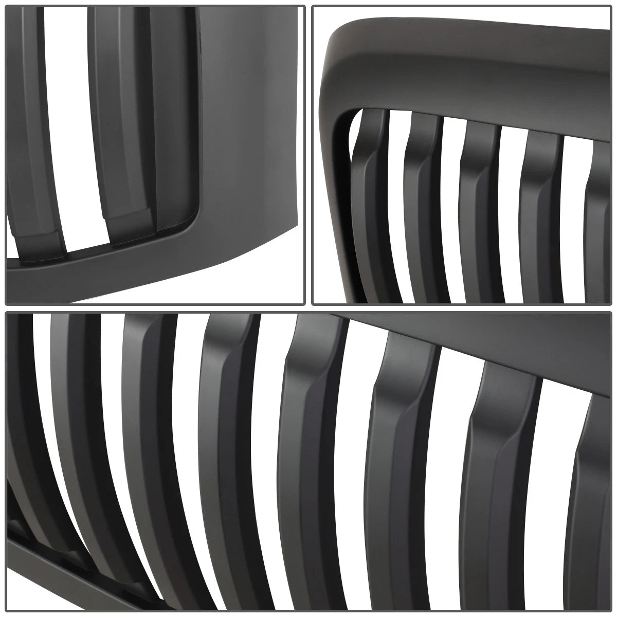 Matte Vertical Front Hood Bumper Grille for Ram 1500 2500 3500 (2006–2009)