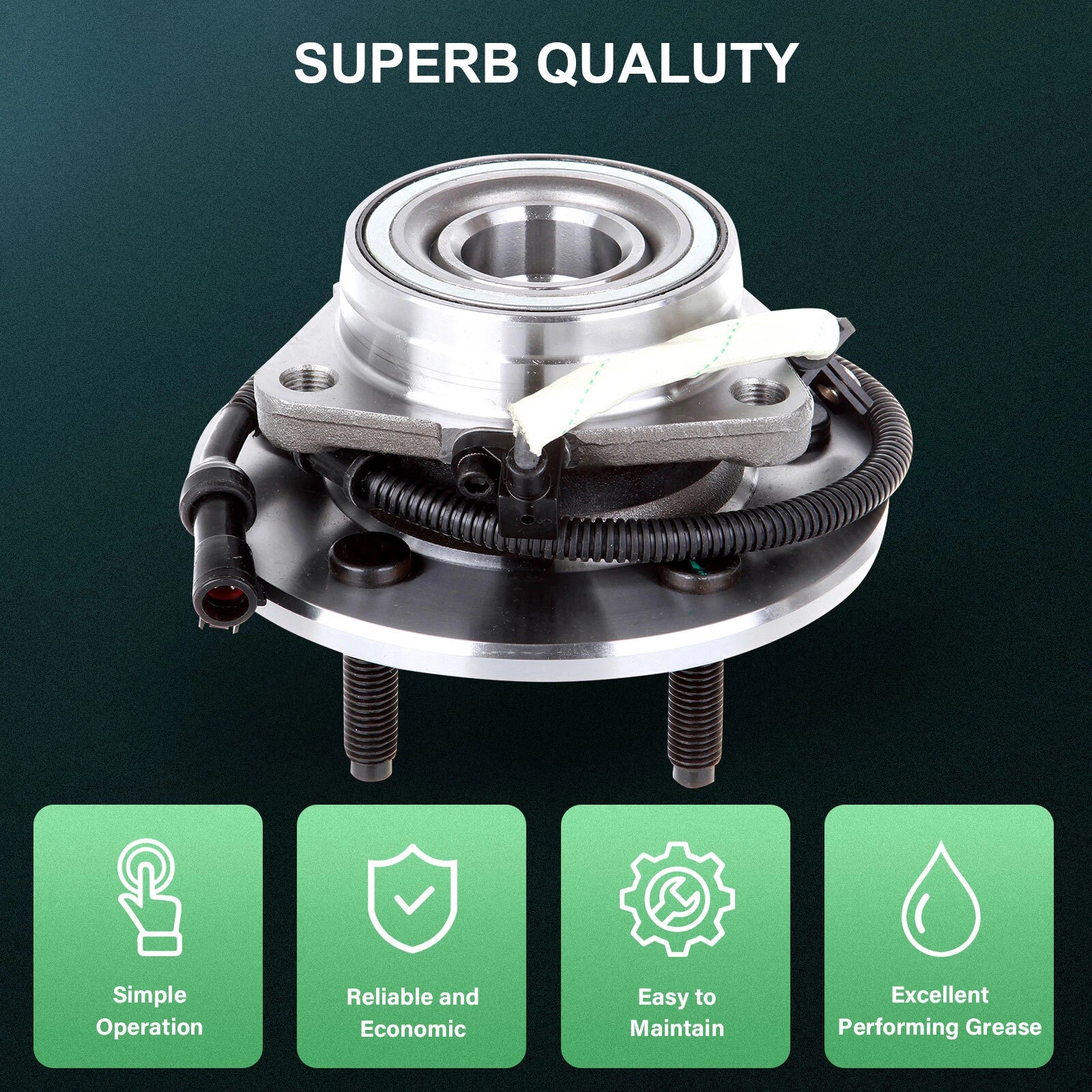 2X Front Wheel Hub Bearing for Ford F150 (2000–2003)